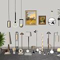 Modern Lighting Combinations With Pendant Lights Table Lamps And Floor Lamps