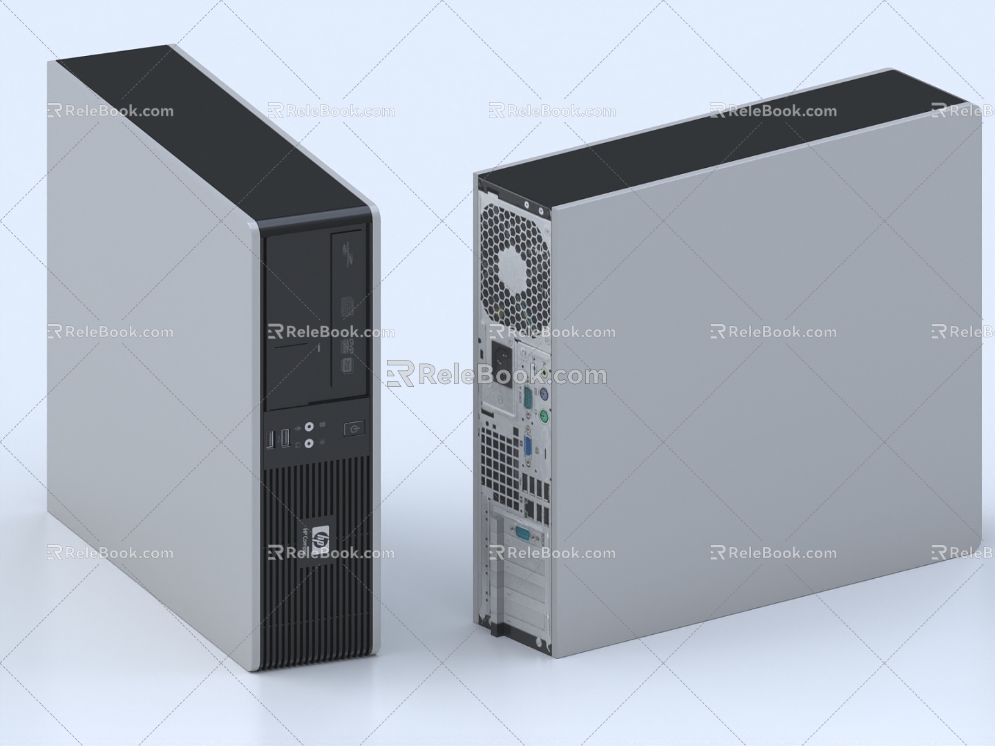 Computer Computer Host Chassis Desktop 3d model