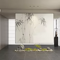 Entrance landscape modeling 3d model