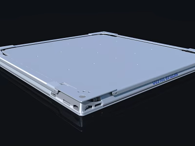 Durable Industrial Equipment With Heavy Duty Metal Construction And Control Panel 3d model