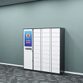 Modern handover cabinet Intelligent data handover cabinet 3d model