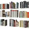Modern Books 3d model