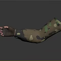 Five Different Camouflage Pattern Tongue Models With Pink Tips On Dark Background