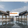 Chinese style pavilion landscape gallery pavilion antique gallery lang pavilion 3d model