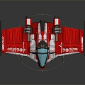 Modern Fighter Fighter Fighter Science Fiction Fighter Science Fiction Fighter Space Fighter 3d model