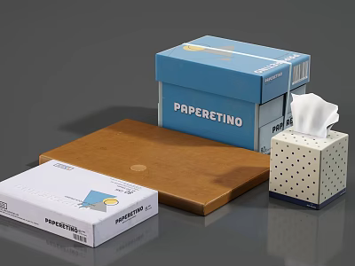 Modern Office Supplies 3d model