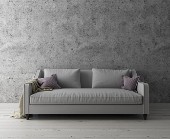 modern double sofa 3d model