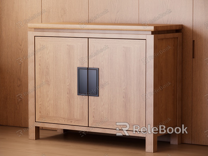 New Chinese Style Bucket Cabinet Tea Cabinet model