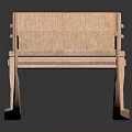 Handmade Wooden Sled With Sturdy Frame Structure And Traditional Outdoor Design