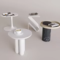 Modern side a few side a few corner a few small round a few small coffee table decorations book ornaments 3d model