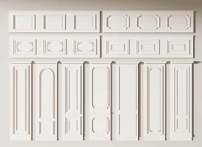 Wall panel 3d model