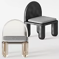 Modern Accent Chairs Featuring Transparent Acrylic And Black Frames Round Legs Gray Padded Seats
