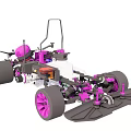 Radio remote control car model 3d model