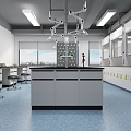 Modern Laboratory 3d model