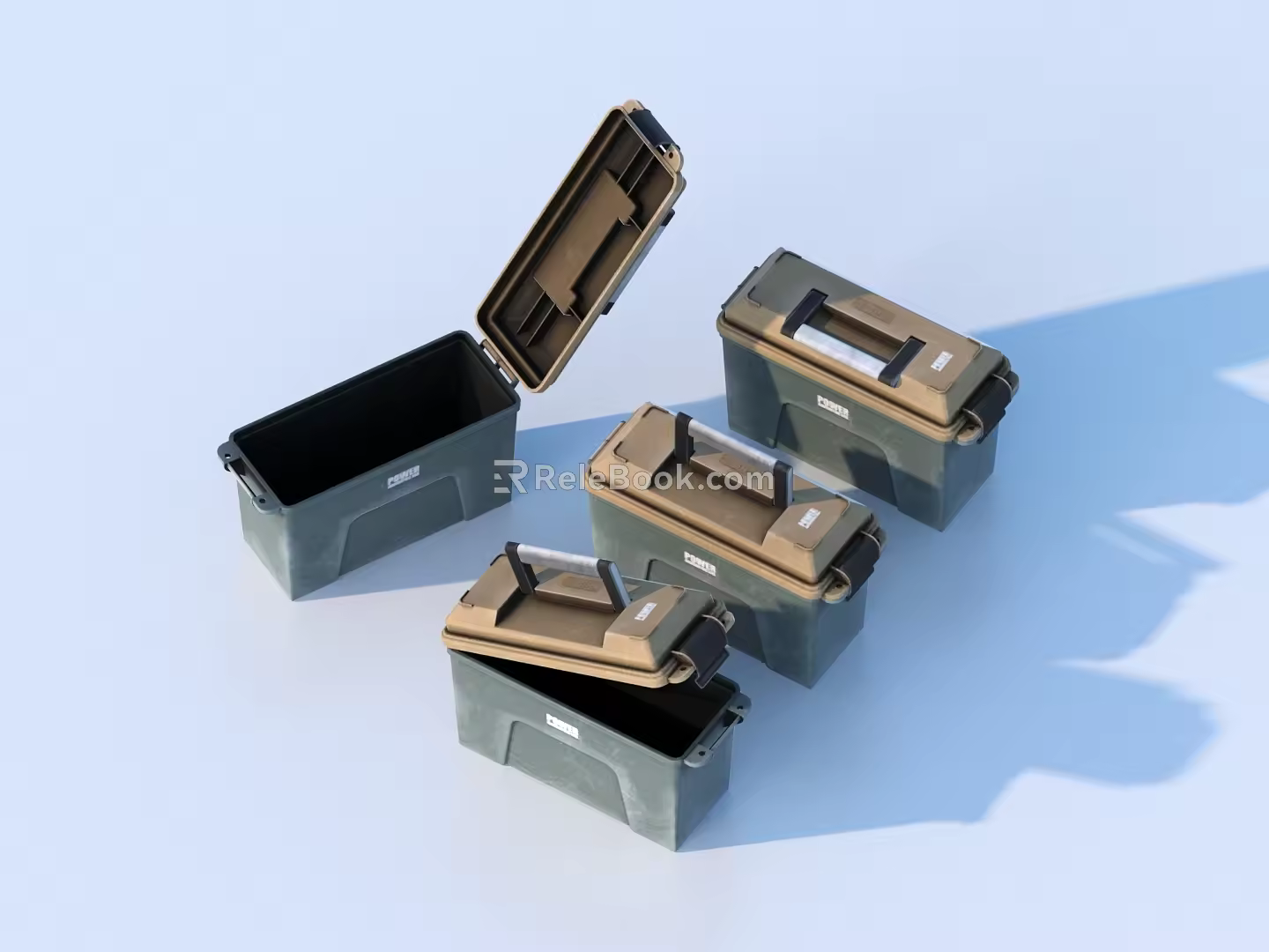 Hardware Machinery Parts Cabin Assembly 3d model