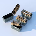 Hardware Machinery Parts Cabin Assembly 3d model