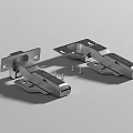 Durable Stainless Steel Metal Hinges with Screws for Furniture Hardware