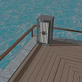 Outdoor Garden Light With Waterproof Design For Wooden Deck And Waterfront View
