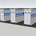 Modern Self-service Intelligent Express Box Intelligent Express Cabinet Cainiao Fengchao 3d model