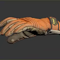 Gloves Handguard Realistic Game Items 3d model