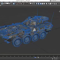 ARX tank main battle tank light tank medium tank low face number low model simple model game sub-era film and television level super realistic high precision 3d model