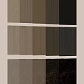 Wooden Wall Panels with Various Colors and Different Textures Sample