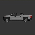 Modern pickup truck for both passenger and cargo 3d model