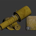 Golden Pipeline Equipment With Mesh Cover And Metal Connecting Components