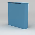 Blue Wine Cabinet With Double Doors Drawers And Open Shelves Design