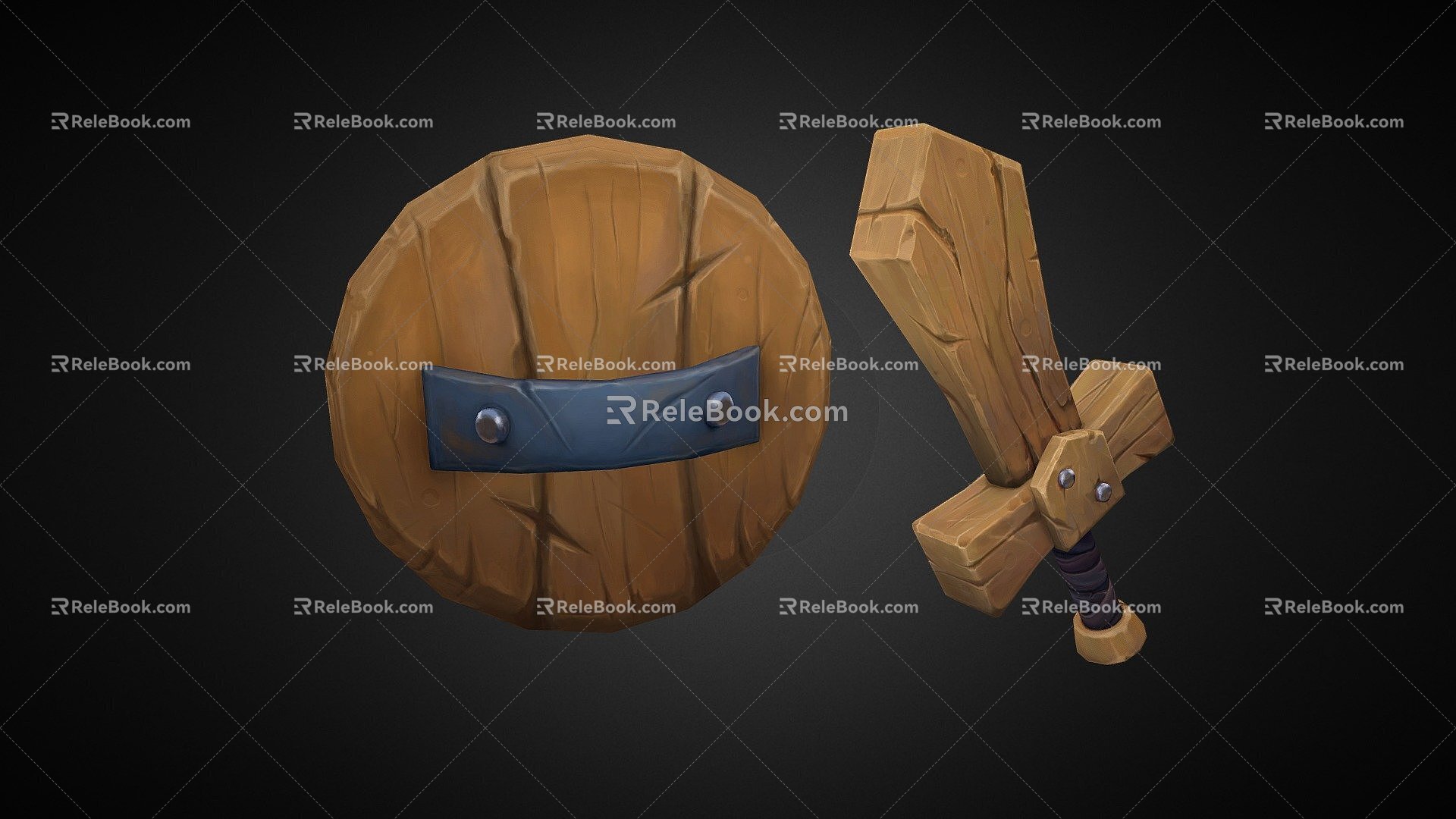 Sword and Shield 3d model