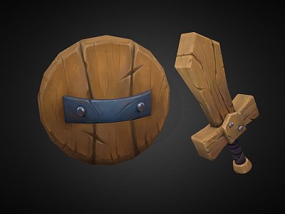 Sword and Shield 3d model