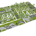 Garden Landscape Design With Winding Paths Water Features Stones And Trees