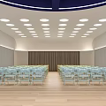 Modern Classroom Multi-function Classroom 3d model