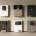 Modern Wall Mounted Daily Electrical Appliances With Digital Display And Control Buttons