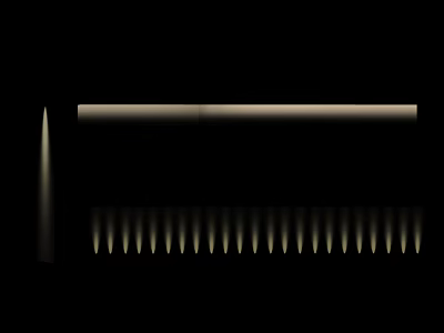 Basic Stationery Items Including Pen Ruler And Comb On Black Background 3d model