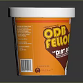 Orange Commercial Equipment Storage Container With Brand Label For ODR FELLOWS DIRT MOJO