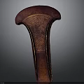 Handcrafted Red Sculpture Carving With Detailed Intricate Patterns And Artistic Design
