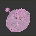 Dial mechanical dial watch parts watch parts mechanical watch structure mechanical watch parts watch 3d model
