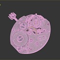 Dial mechanical dial watch parts watch parts mechanical watch structure mechanical watch parts watch 3d model