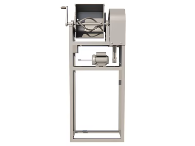 Industrial Stand Mixer Machine With Metal Frame And Motor Component 3d model