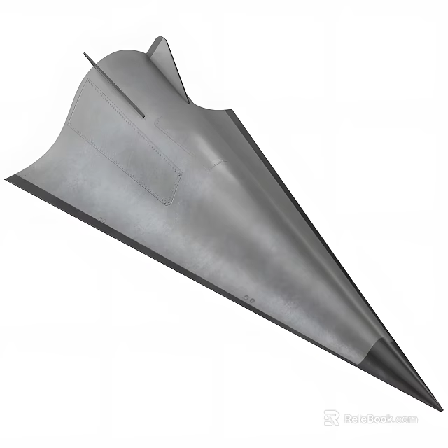 Industrial Metal Conical Component With Sharp Edges And Smooth Surface 3d model