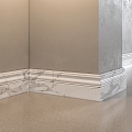 Modern skirting European style skirting marble skirting 3d model