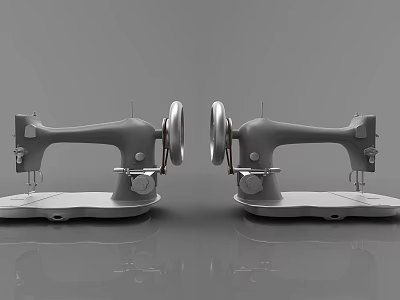 modern sewing machine 3d model