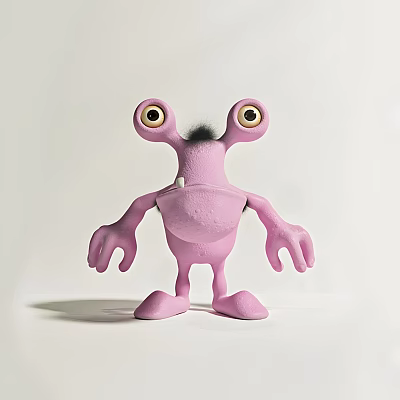 Toy Monster Hand-made Ornaments Jewelry Hanger Role Game Cartoon Image 3d model