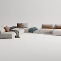 Modern Multiplayer Sofa 3d model