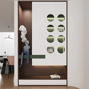 Modern Entrance 3d model