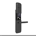 Smart Commercial Door Lock With Digital Screen Fingerprint Recognition And Modern Security Features