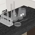 Medical Laboratory Glassware Set With Test Tube Racks Test Tubes Beakers And Graduated Cylinders