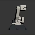 Modern Robot Arm Robot Arm Mechanical Arm Robot Arm Robot Head 3d model