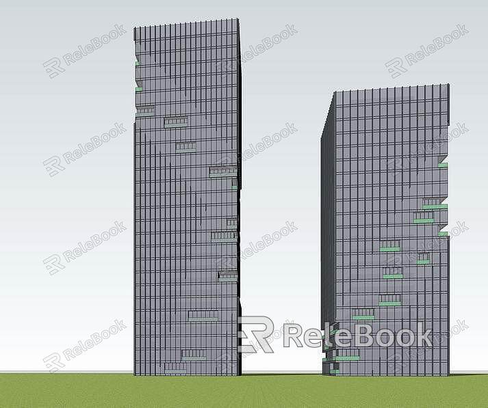 modern office building model